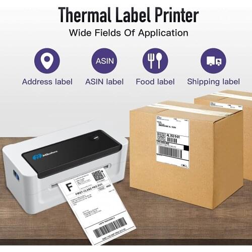 Thermal Label Printer Thermal Shipping Label Printer Barcode Sticker Maker 4*6 Bluetooth USB POS Thermal Printer For Logistic