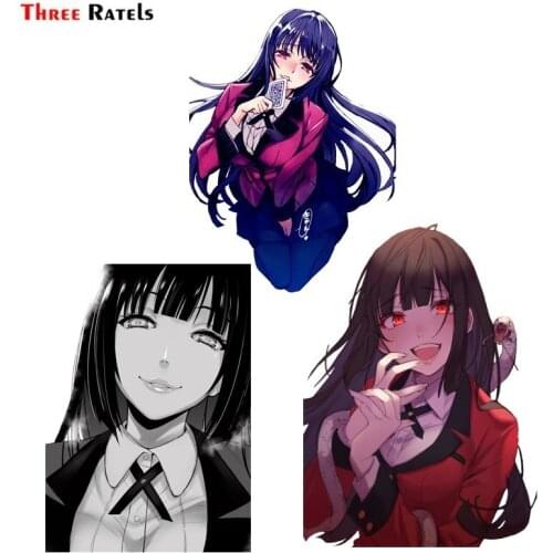 Three Ratels FC807 Kakegurui Jabami Yumeko anime girls car body sticker notebook decal