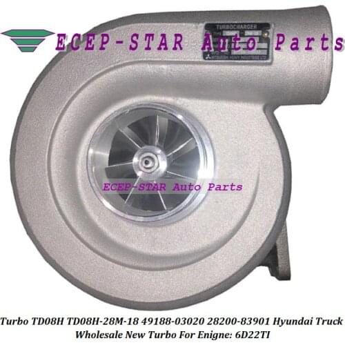 Turbo TD08H TD08H-28M-18 49188-03020 28200-83901 4918803020 2820083901 Turbocharger For Hyundai Truck 6D22TI D6AB