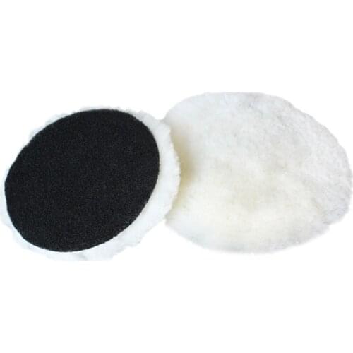Universal Car Polish Pad 3/4/5/6/7 Inch Soft Imitated Wool Polishing Disc Car Body Waxing Polisher Auto Cleaning Care Tools