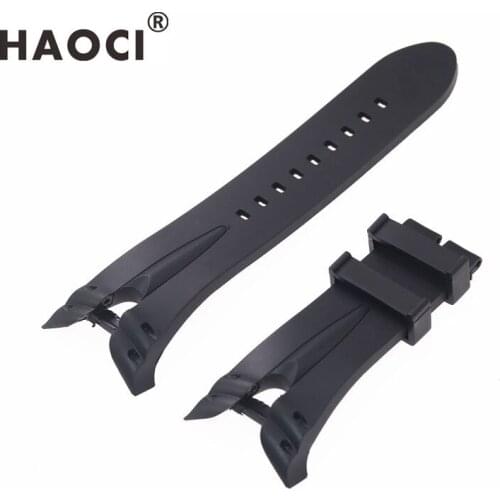 High quality 35mm silicone watch strap for Invicta watches black blue watchband bracelet belt comfortable and waterproof
