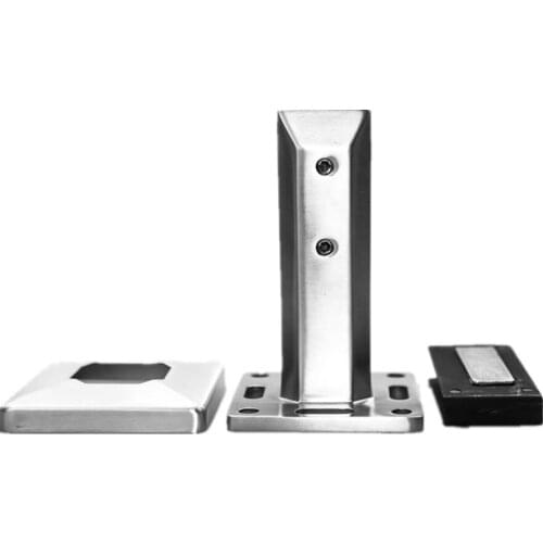 ZD SS2205 Swimming Pool Fencing Light Square Base Mount Glass Spigot