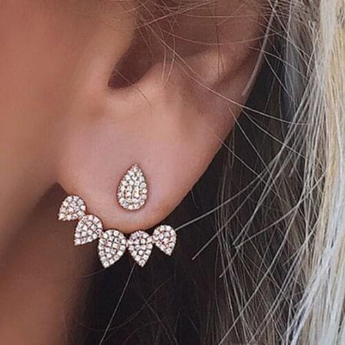 Womens Earring 2021 Trend Ear Stud Pendant Fashion Rhinestone Decorations Woman Accessories Rave Party Women Earring Jewelry