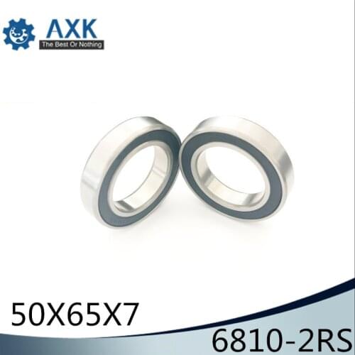 6810 RS 2RS Bearing ABEC-1 (10PCS) 50x65x7 mm Metric Thin Section 6810 2RS Deep Groove Ball Bearings