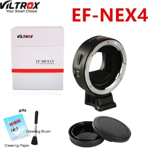 Viltrox EF-NEX IV Auto Focus Lens Adapter for Canon EOS EF EF-S Lens to for Sony E NEX Full Frame A9 AII7 A7RII A7SII A6500