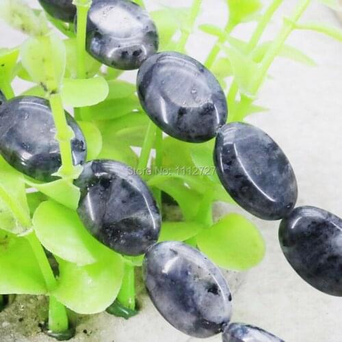Accessories Labradorite ShimmerStone Oval Loose DIY Beads Ellipse Semi Finished Stone Women Jewelry Making Design 13X18mm 15inch
