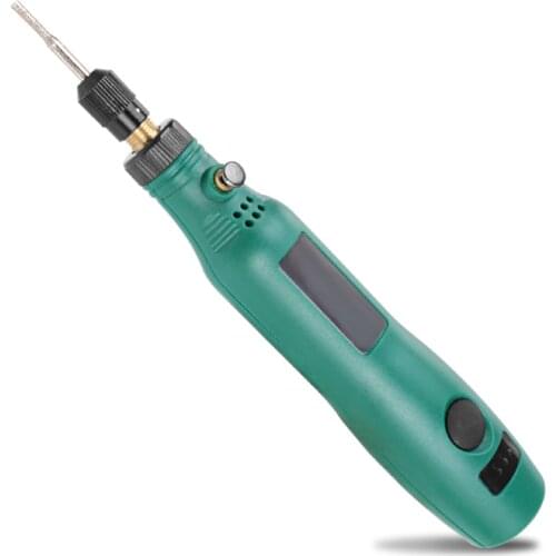 Cordless Rotary 3.6V Li-on Battery 2.3mm Collet Tool Adjustable 3 Speed Electric Grinder Drill USB Charging Cable Mini Drill
