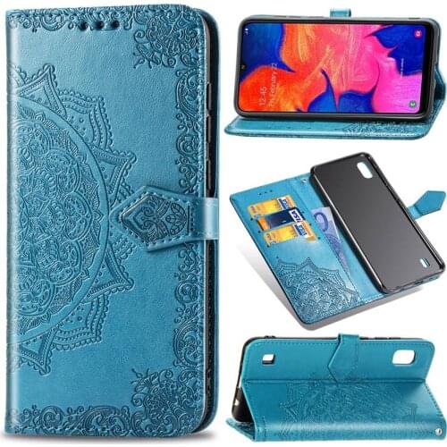 For Samsung Galaxy a10 A30 A40 A50 A70 Case Leather Phone Case Full Cover Screen Protector For Galaxy a10 A 30 A40 A 50 A70 Film
