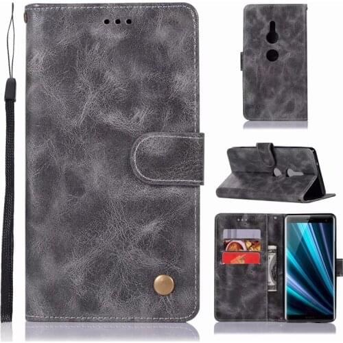 Kyoko For Sony Xperia XZ3 Case Sony XZ3 Case Luxury PU Leather Phone Case For Sony Xperia XZ3 XZ 3 Dual Flip protective case Bag