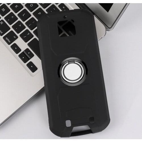 For Oukitel WP6 6.3" Back Ring Holder Bracket TPU Soft Silicone Phone Case