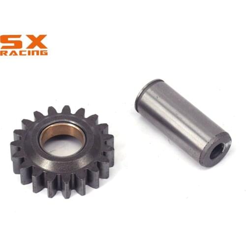 Double Small Starter Gear With Spindle Teeth For ZONGSHEN NC250 250cc KAYO T6 K6 BSE J5 RX3 ZS250GY-3 4 Valves Parts