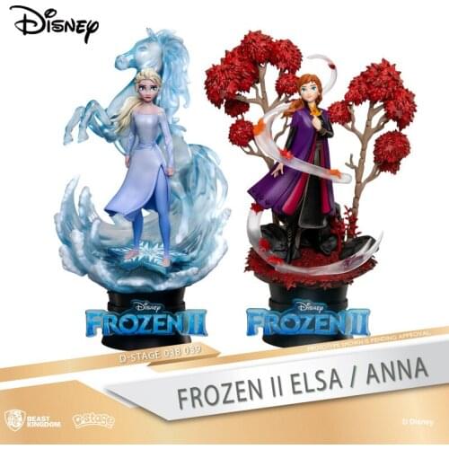 Disney Frozen 2 Elsa Anna Princess Hot Anime Action Figures PVC Model Toy Collection Desktop Decor Decoration Toy Birthday Gift