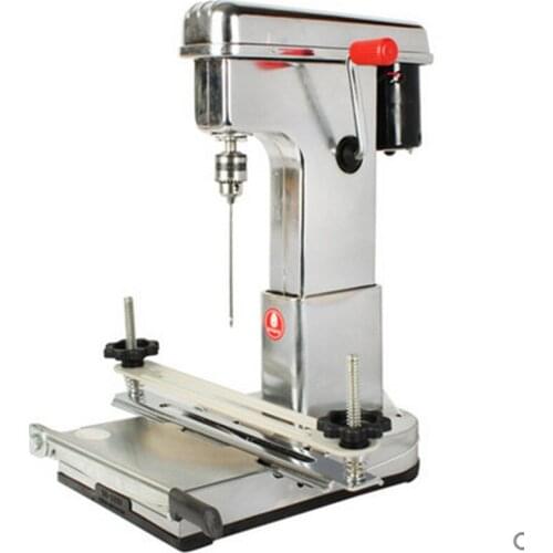 Electric Binding Machine Hole Puncher Manual All Steel Finance Account Book File Certificate Office Tools Device With Cutter