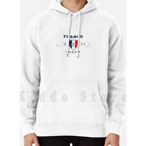 France Football Fan Hoodie Long Sleeve France Francia Le Blues Football Calcio Soccer Player