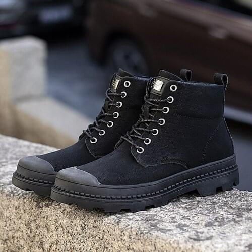 Leisure sneakers 2020 leather hot men loafers sport fashion sale casual Casual man Sneaker flat boots causal shoe sports black