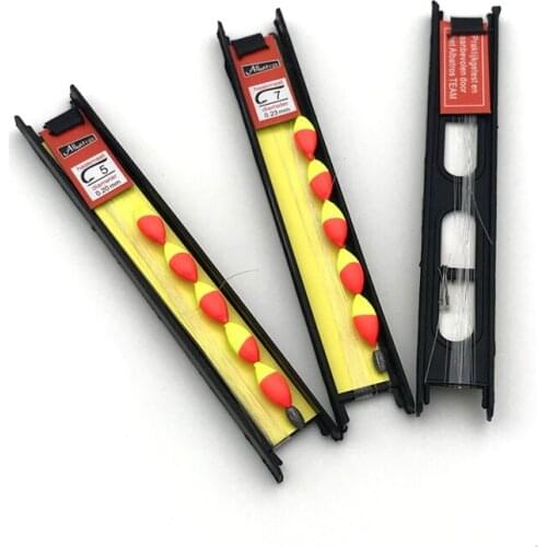 Hot 3Pcs/Lot 5/7/9# Seven Floats Vertical Buoy Fishing Float Set Foam&Lead Stick Fish Drift Line Hook Group Fishing Tackle Tools