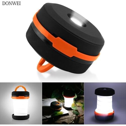 Multifunction LED Flashlight Camping Lights Outdoor Portable Lantern Mini Tent Light Emergency Lamp Pocket Torch