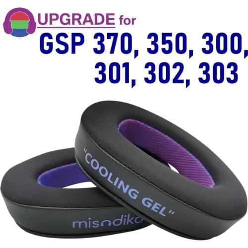 Misodiko Replacement Cushions Ear Pads- for Sennheiser GSP 370 300 301 302 303 350 Gaming Headset, Repair Earmuff Earpads Pillow