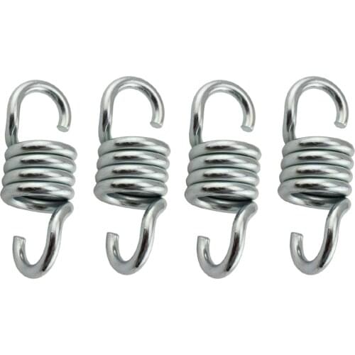 4pcs Hammock Chair Hanging Porch Swing Spring Useful Sturdy Practical Swing Supply Dual Swivel Hooks Outdoor Accessory for Outdo