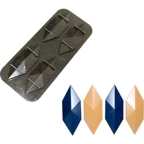 Polymer Clay Jewellery Cutters 3d Hexagon Polymer Clay Cutter Silicone Mold Concrete Cement DIY Tools Tile Molds Home Decor