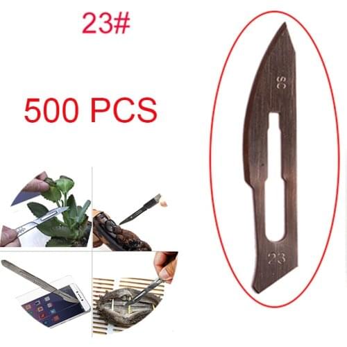 23# Stainless Steel handle Scalpel blade Disposable blade Multi-purpose knife Multiple specifications available