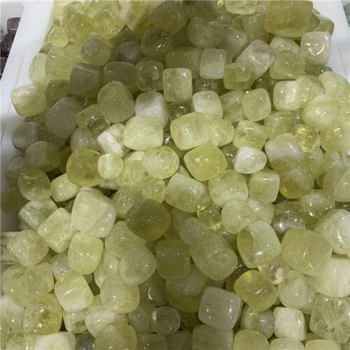 Factory price 1000g natural citrine quartz polished gemstone cube reiki healing crystals tumbled stones for meditation