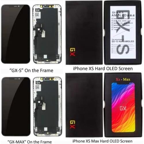 NEW GX hard X XS OLED For iPhone X XS Max 11Pro LCD Display Touch Screen Digitizer Assembly Tested No Dead Pixel Replacement LCD