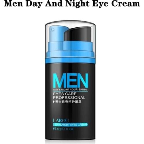 Men Day And Night Eye Cream Dark Circles Eye Bags Remove Lines Cream Anti Anti Care Fine Eyes 20ml Eye Puffiness 1PCS