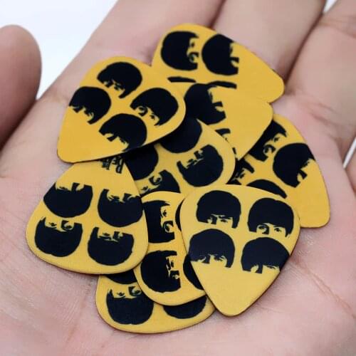 SOACH guitar picks new 10pcs 0.71mm rock band two side earrings pick DIY design guitar accessories pick guitar picks