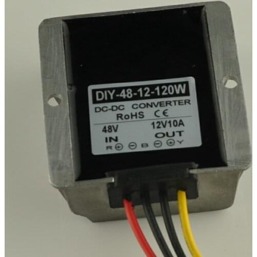 48V 36V (30V-60V) Step down To 12V 10A 120W DC - DC Buck Converter Module Waterproof Regulator Voltage Car Power Adapter