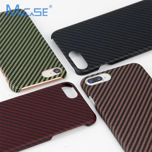 100% Real Aramid Fiber For iPhone 7 8 7Plus 8Plus Case Ultra Thin Deluxe Aramid Fibre Cover For iPhone 7 8 7 Plus 8 Plus Case