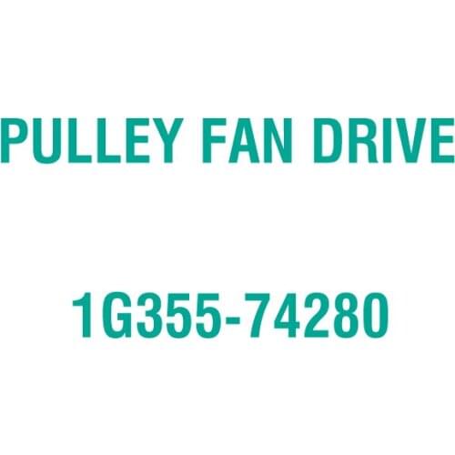 For Kubota 1G355-74280 PULLEY FAN DRIVE