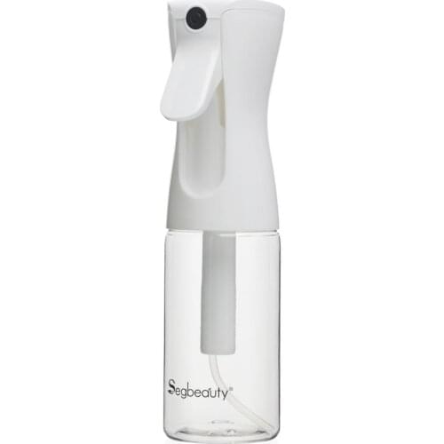 Segbeauty 160ml Spray Bottle Refillable Clear Fine Mist Empty Plastic Sprayer Continuous Squirt Bottle for Curly Hair Styling