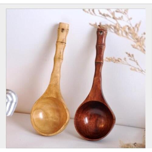 Creative wooden food spoon, SOILD WOOD porridge spoon.Kitchen supplies