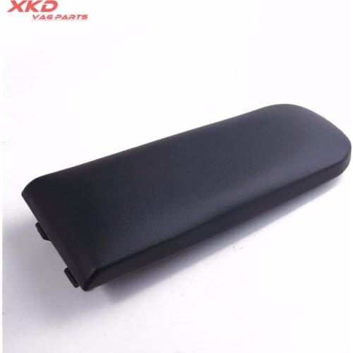 Black Leather Center Console Armrest Cover Lid For V-W Jet-ta Golf MK4 Bee-tle 18D 867 173 82V