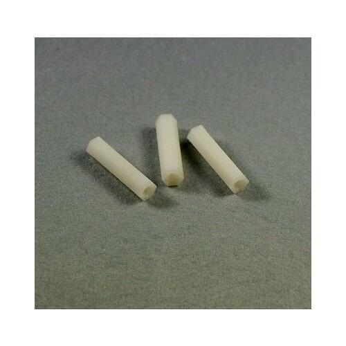 Lot100 Metric M3 10mm Hexagon Nylon Threaded double pass Spacers