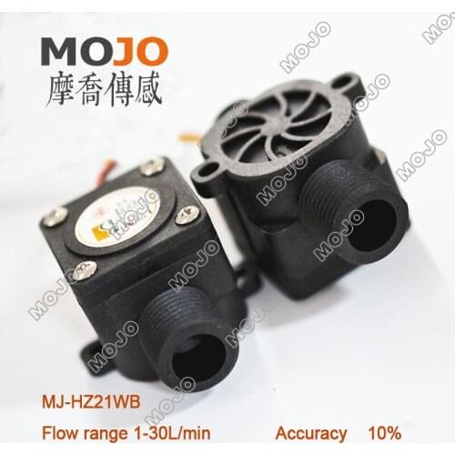 MJ-HZ21WB Water Flow Sensor G1/2" Nylon&glass Fiber Material Ultrasonic Flow Meter Water