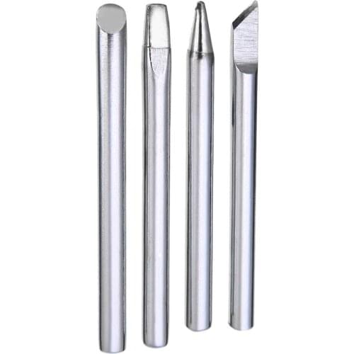 4pcs 60W Soldering Iron Tip Head Screwdriver Replaceable 5.5mm Shank Electric Welding Iron Heads For Solder Irons Mayitr