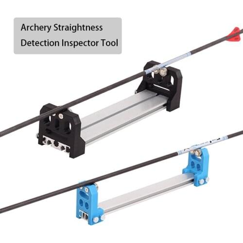 2020 New Archery Bow Accessories Spin Tester Zinc Alloy Arrow Spin Checker Archery Straightness Detection Inspector Tool