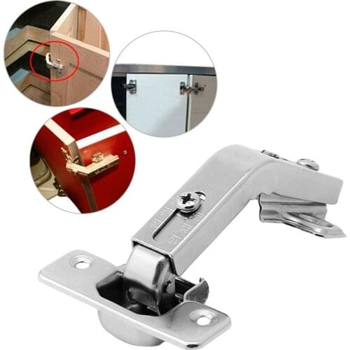 OOTDTY 135° Degree Corner Folded Cabinet Door Hinges Kitchen Bathroom Cupboard