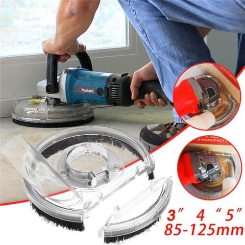 Dust Shroud Kit Dry Grinding Dust Cover for 3/4/5 Inch Grinder Polisher Angle Grinder Hand Grinder