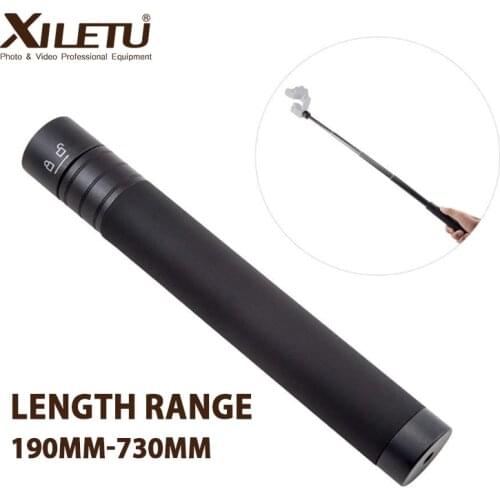 XILETU GP-73A Handheld Adjustable Extension Rod, Lightweight Retractable Stick, Telescopic Collapsible for Gimbal Stabilizer