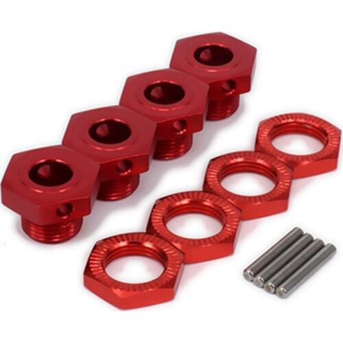 Aluminum Alloy Hex Combiner 94762 94081 Wheel Hub 17mm Hexagon Adapter Metal Hex Nut 81011 for HSP 1/8 RC Cars