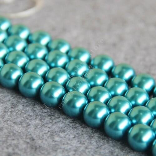 T8361 12mm Blue pearl Loose beadsFit For Making Bracelet&Necklace DIY Jewelry Fashion beautiful beads wholesale