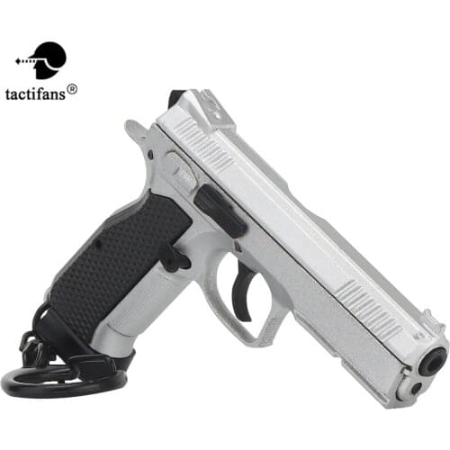 Tactical Pistol Shape Keychain Gun 92G Weapon Ring Trend Mini Portable Detachable Decorations For Gift Hunting Accessories Toy