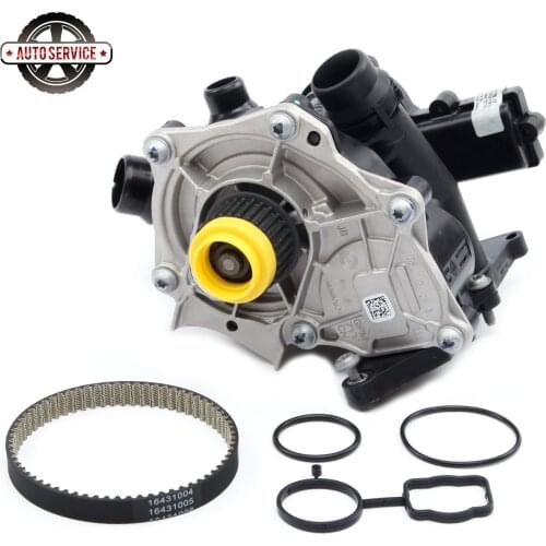 NEW 06L 121 111 F Electronic Water Pump Thermostat Assembly &Timing Belt Kit For VW Golf MK7 Passat B8 Audi A4 A5 A6 06K121605