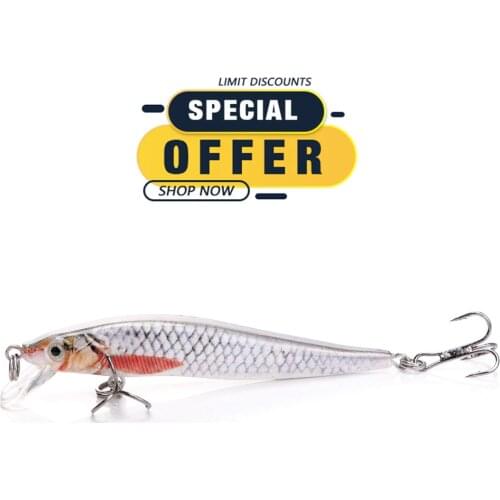 TREHOOK Limited Special Offer 6cm 2g Ultralight Floating Wobblers Minnow Fishing Lure