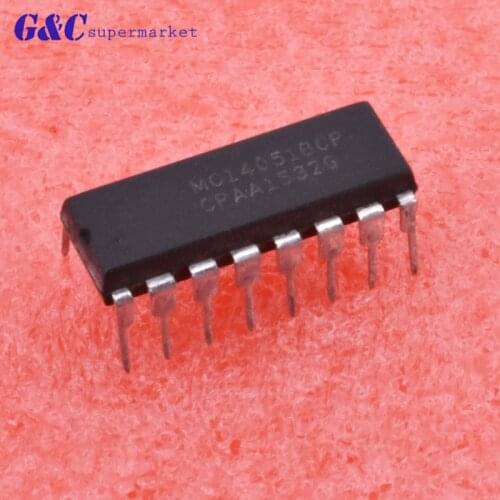 5/10PCS MC14051BCP 14051BCP DIP16 MC14051 HIGH QUALITY IC diy electronics