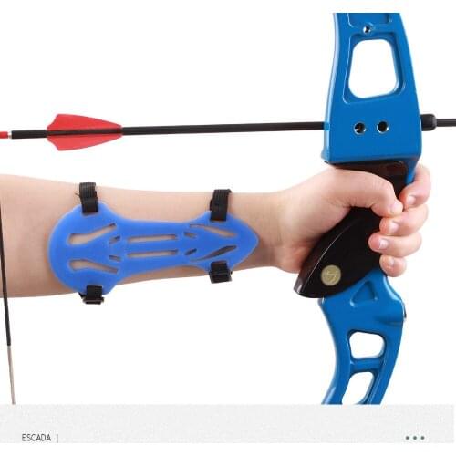 Harness Arm Guard Bow and Arrow Archery Protector Recurve Competition Competitive Plastic Rubber Arm Guard Soft Fit Breathable