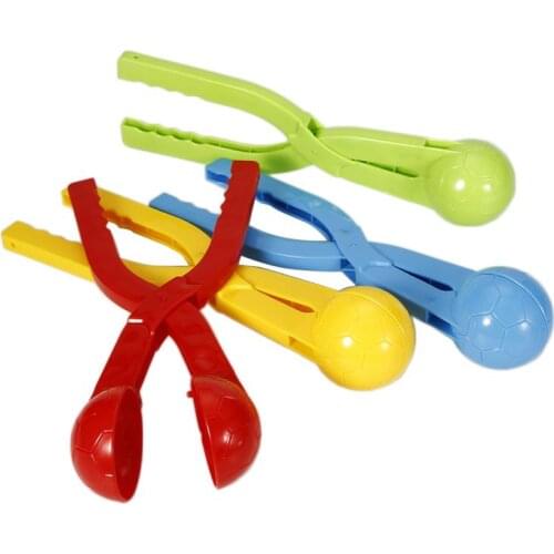 1pcs Winter Snowball Maker Clip Plastic Winter Snow Sand Mold Tool Children Outdoor Snowball Fight Fun Sports Toys Gift